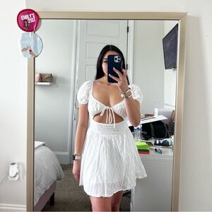 Princess Polly Caria Mini Dress White